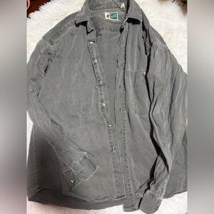 Johnny Cotton Green Button-Up Shirt